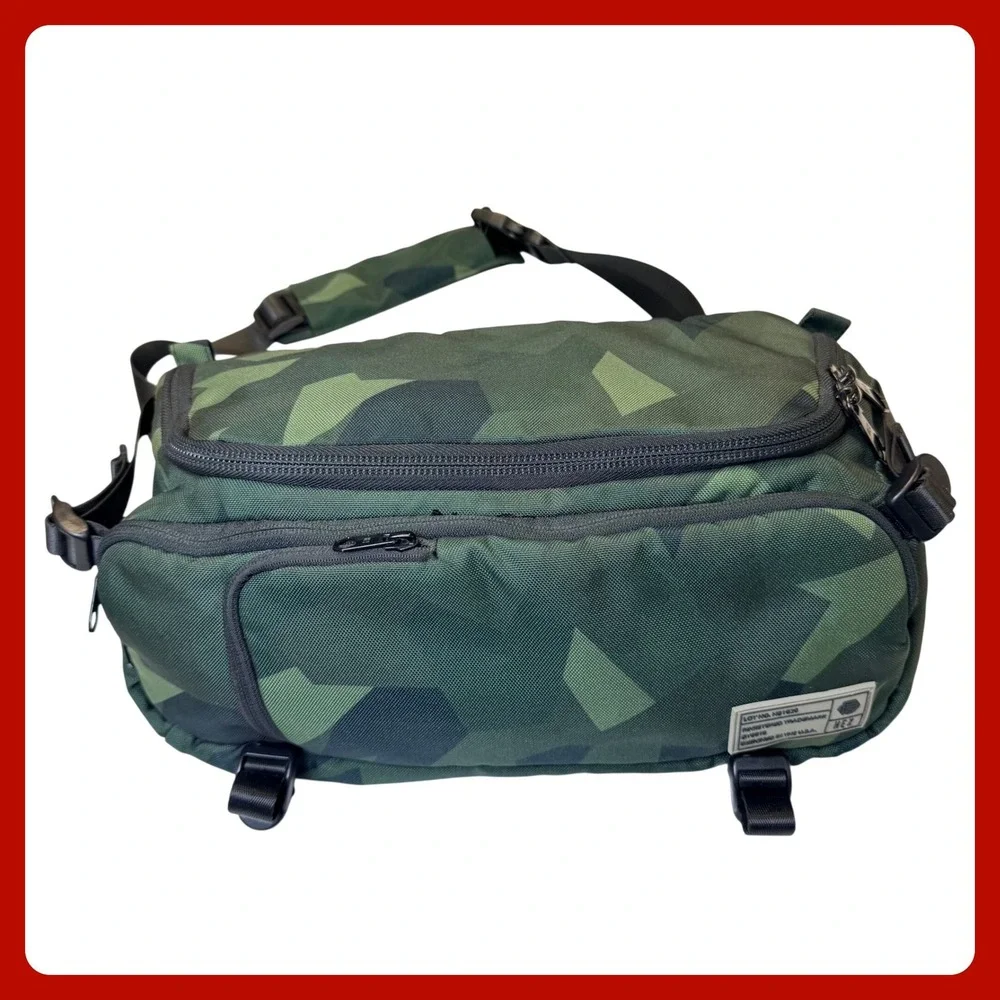 HEX Ranger DSLR Camera Hip Bag Green Camo Cordura Nylon Geometric Tactical